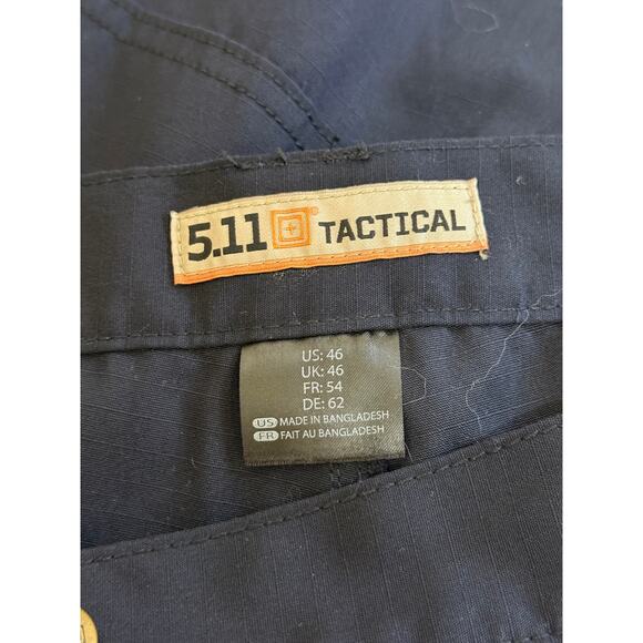 5.11 Tactical Taclite Pro Lightweight Performance Cargo Pant 40x25‎ Men Navy - Picture 5 of 7